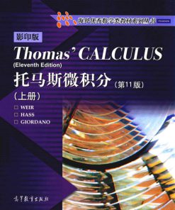 影印版 Thomas CALCULUS托马斯微积分 上册 第11版 11th Edition Weir Hass Giordano