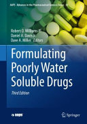 Formulating Poorly Water Soluble Drugs 3rd Edition Robert O Williams Iii Daniel A Davis Jr Dave A Miller